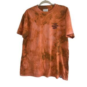 Critical Slide Tie Dye Orange Sz Large Tee